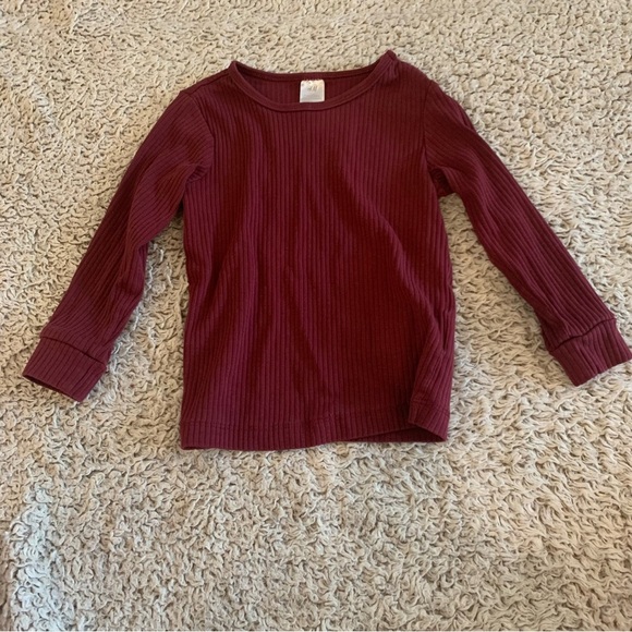 H&M Maroon Ribbed Knit Set - Picture 2 of 7